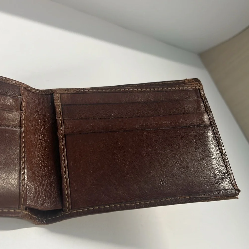 Burberry Vintage Bifold Wallet Nova Check Brown